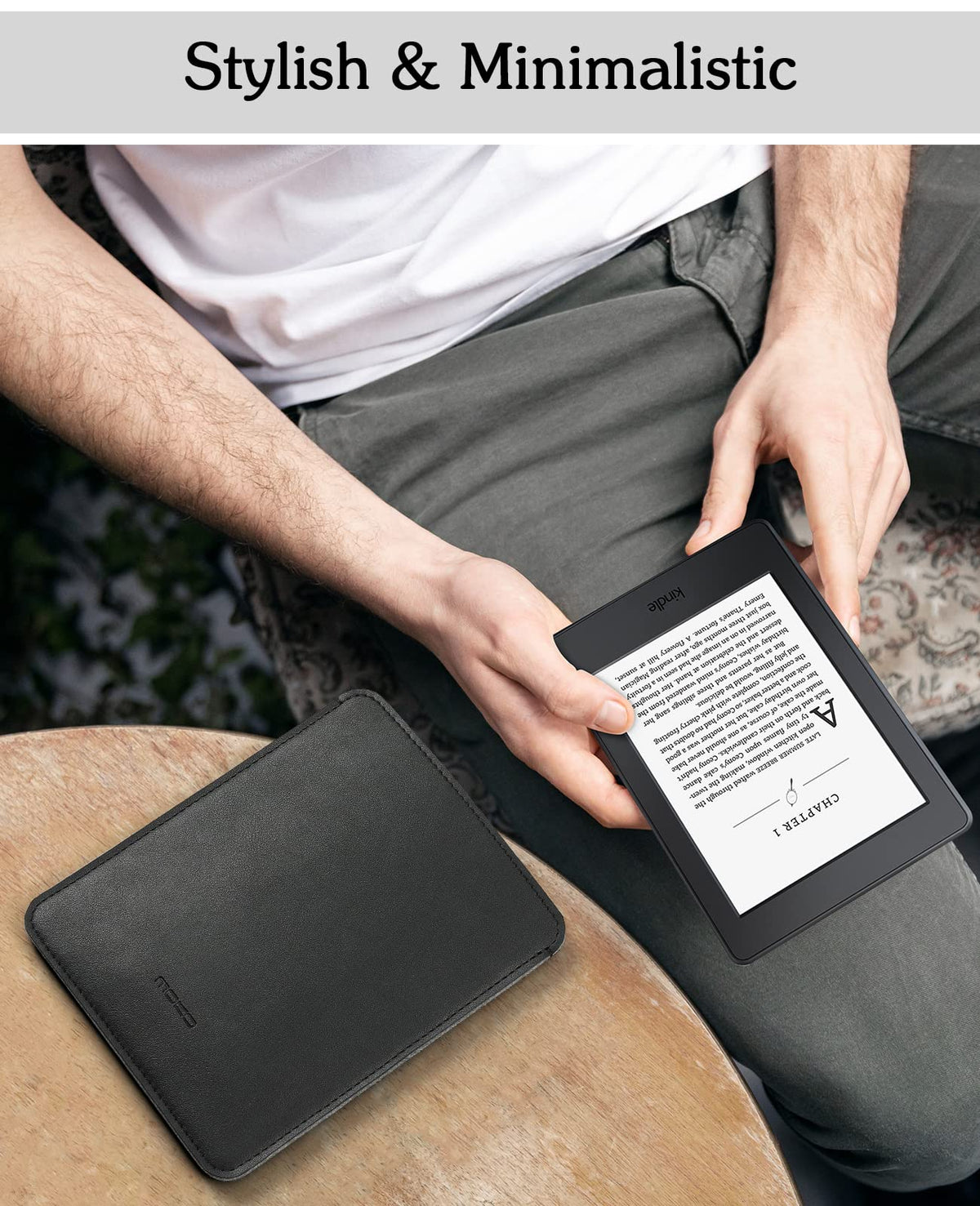 Slim, lightweight MoKo sleeve design slips into bags without adding bulk.