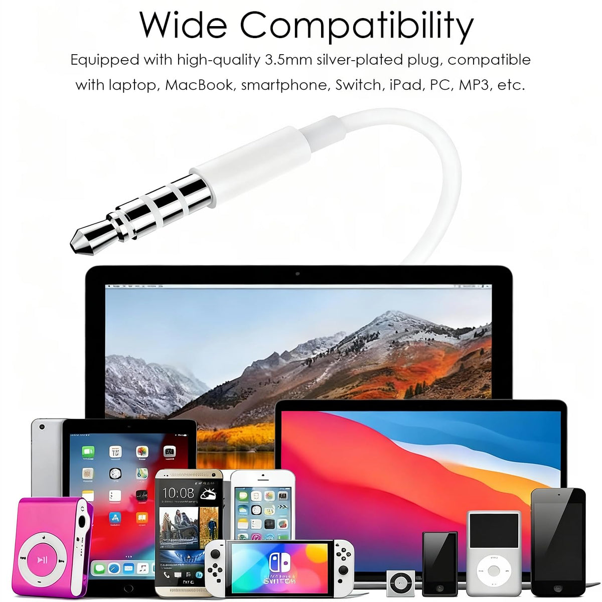 Mokories earbuds beside a coin showing compact size and portability