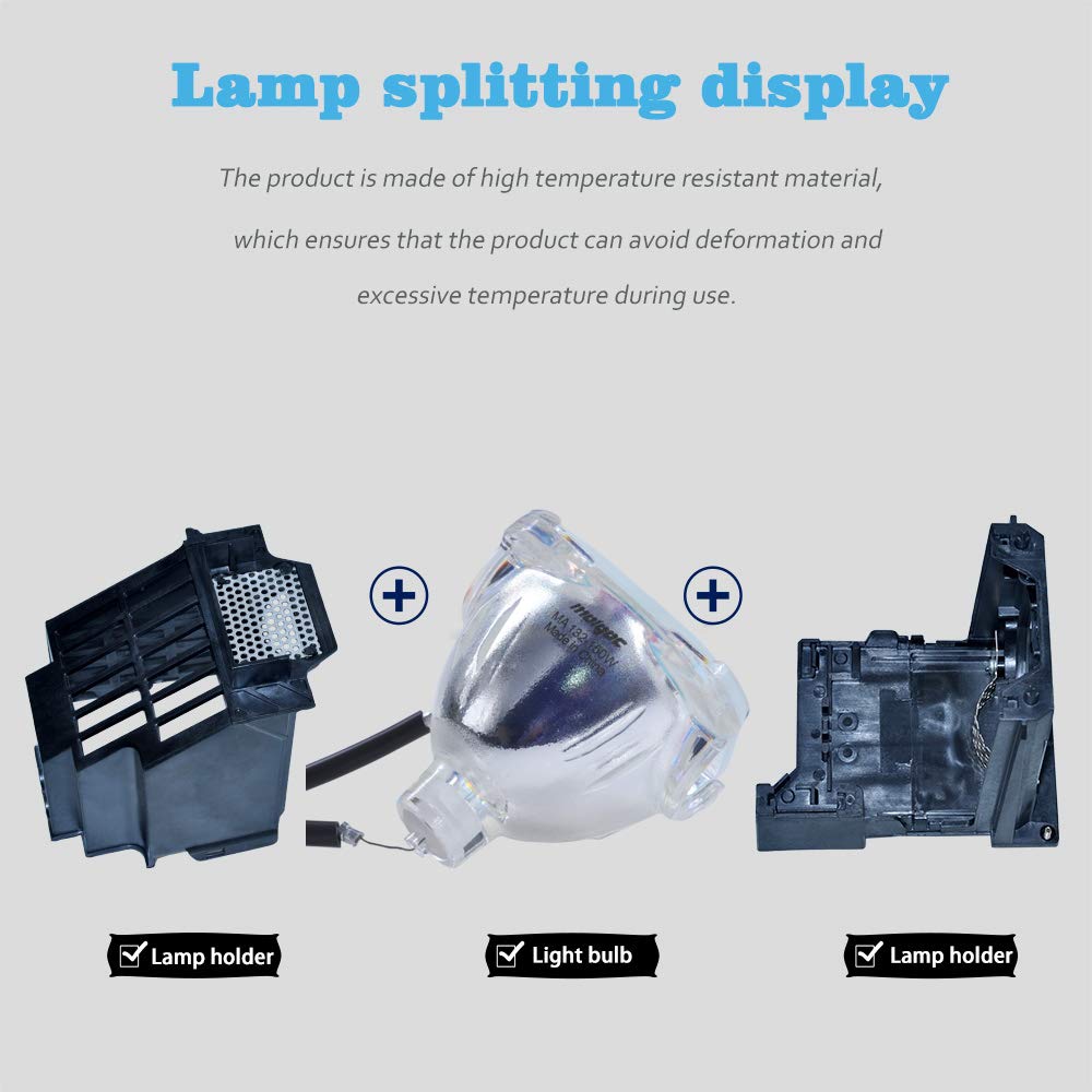Molgoc WD60735 compatibility lamp for seamless fit and reliable performance