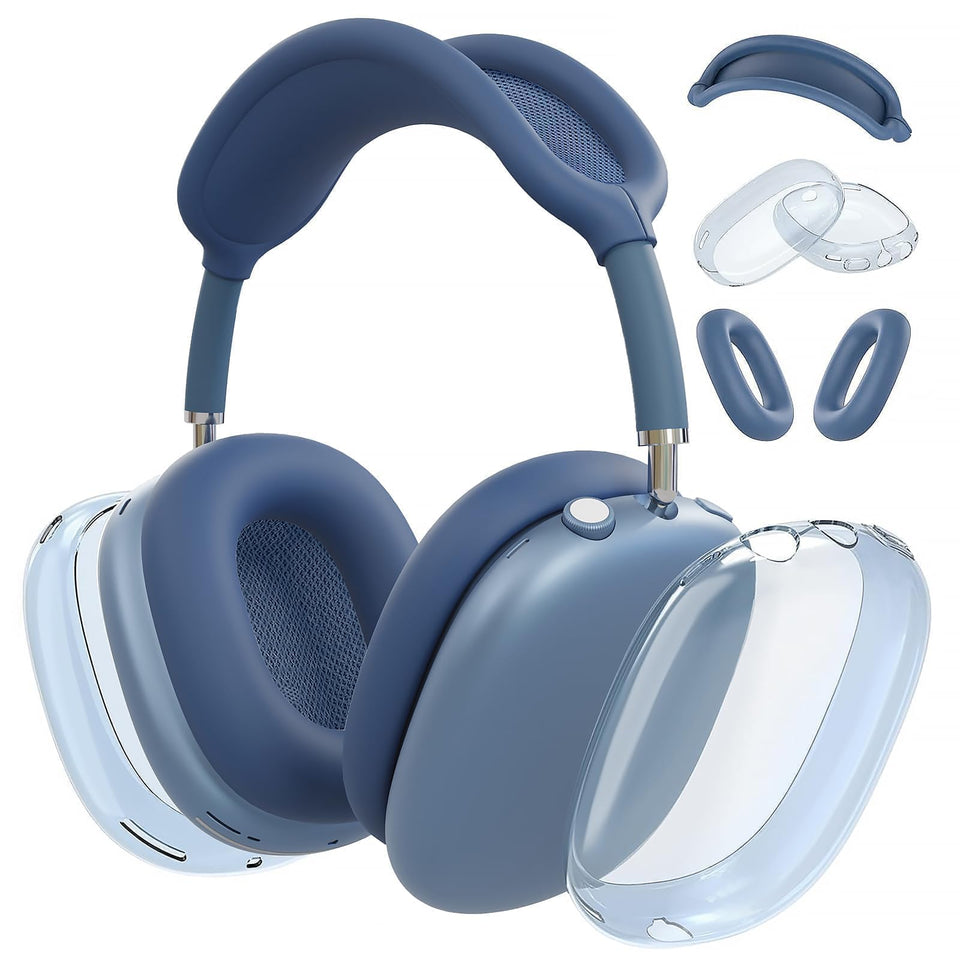 MOLOPPO clear ear cup covers shield AirPods Max from scratches and scuffs