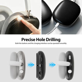 MOLOPPO precise cutouts for AirPods Max controls and charging