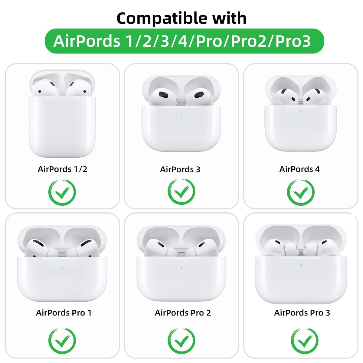 MOLOVA earbud case set includes five color options and five carabiners for versatility.