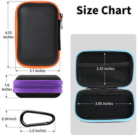 MOLOVA earbud case with velvet interior protects your gear from scratches during travel.