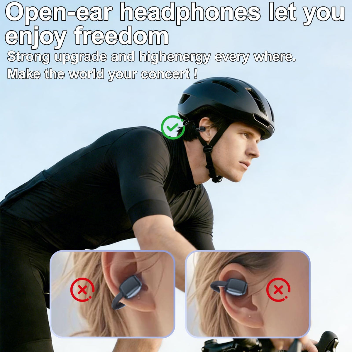 Molufeibe directional acoustic technology minimizes sound leakage for private listening.