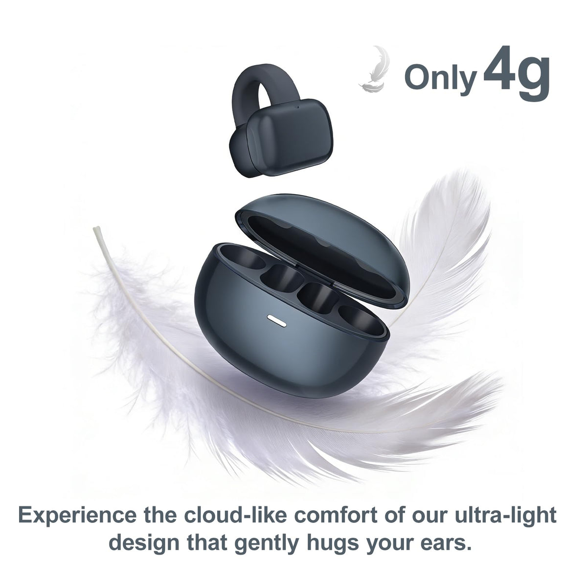 Molufeibe ENC noise cancelling improves call clarity in windy outdoor settings.