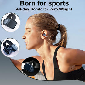 Molufeibe lightweight 4g design reduces ear fatigue during workouts.
