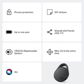 MOMAX Air Tracker on a wallet at a desk showing everyday use and lost‑item prevention benefit