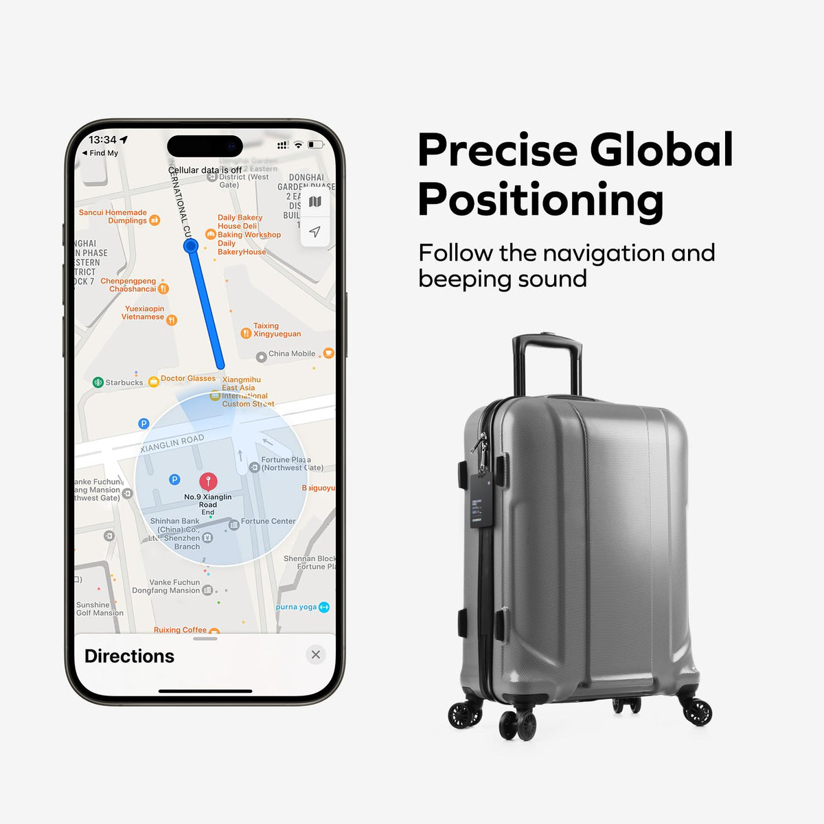 Momax tracker offers a year-long battery for dependable daily use.
