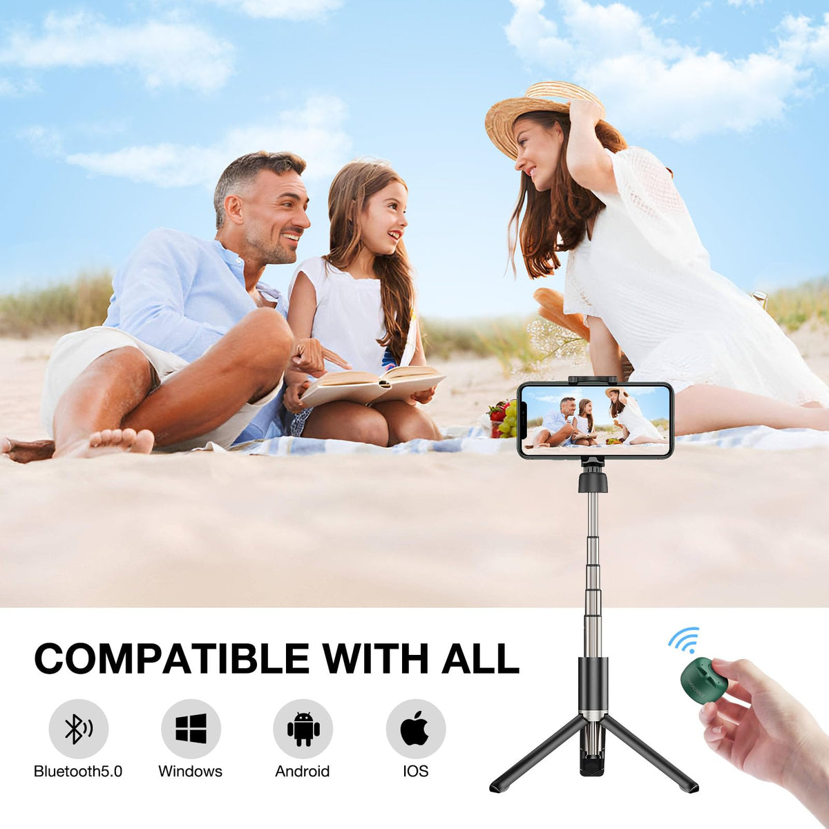MOMOHO mini Bluetooth speaker enables 360-degree stereo with TWS pairing.