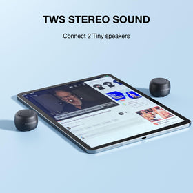 MOMOHO mini speaker package includes charging cable and lanyard for gifting.