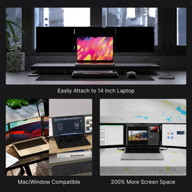 Monduo bright non-glare glass offers clear viewing in bright environments.