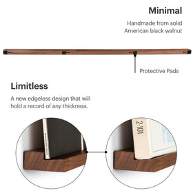 MÖNKE VRS2 edgeless design supports any record thickness neatly