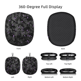 MONOCARBON forged carbon pattern gives each case a unique look.