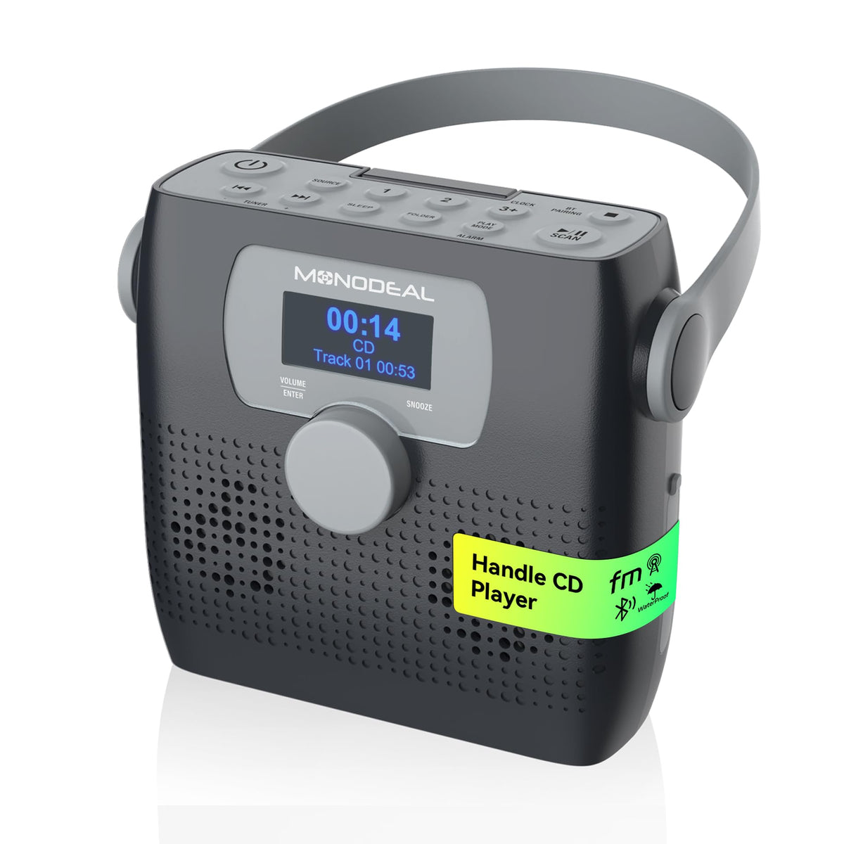 MONODEAL CD-Player front view with accessible controls for daily use.
