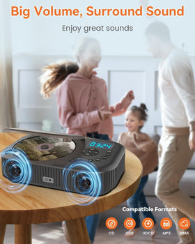 MONODEAL remote control enables easy operation from across the room.