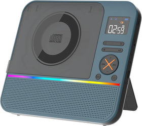 MONODEAL CD player with RGB light pulses for ambient mood.