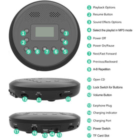 MONODEAL held in hand to show compact portable size and portability