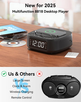 MONODEAL top wireless charging pad charging a phone for clutter-free desk