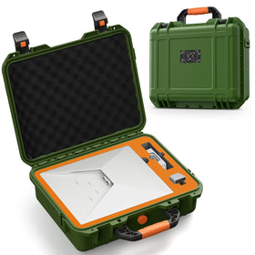 MONOJOY IP67 waterproof Starlink Mini case protecting gear outdoors