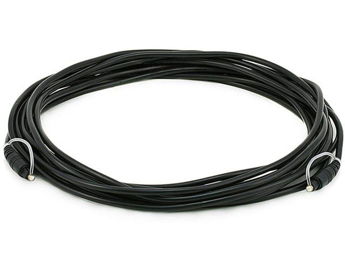 Monoprice 102668 Toslink end-connector for clean, interference-free audio transfers.