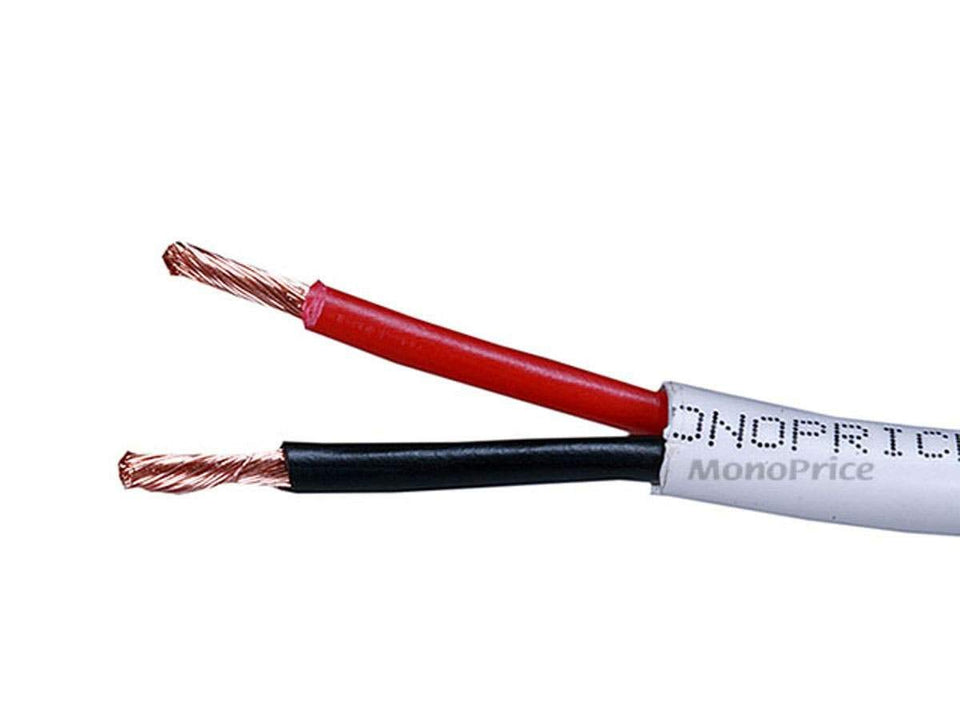 Monoprice 103844 on a 250 ft spool of 12AWG speaker wire for long runs