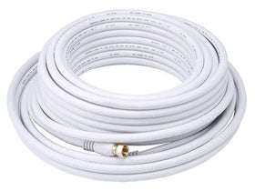 Monoprice 104061 RG6 quad shield coaxial cable 50 ft, enhancing signal integrity