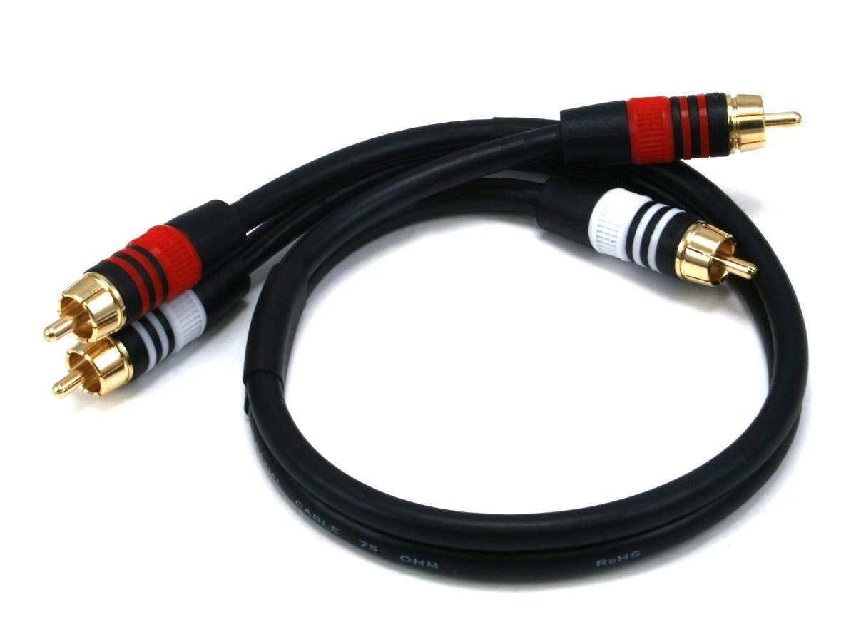 Monoprice 105347 standard RCA sockets compatibility with older gear.