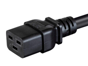 Monoprice 12 AWG conductors visible in the power cord for high-load use