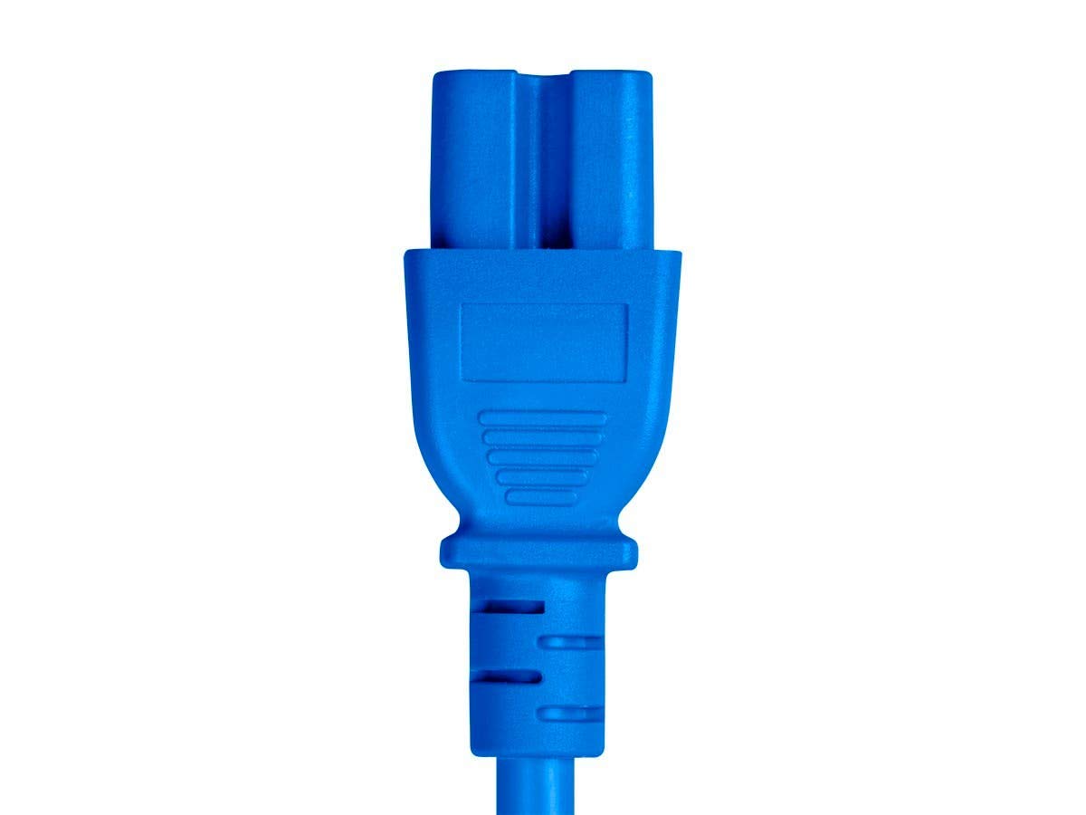 Monoprice 133658 blue extension cable for PC power, 6ft.