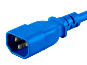 Monoprice 133658 blue power cable, lifetime warranty, 6ft.