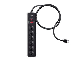 Monoprice six-outlet strip with a six-foot cord for flexible placement.