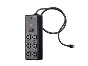 Monoprice 6ft cord and plug detail showing flexible placement benefit