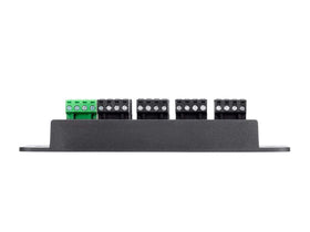 Monoprice 8-Zone Hub durable black finish fits home theater environments.