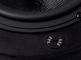 Magnetic grille of Monoprice Alpha 2-Way ceiling speaker for easy, logo-free installation.