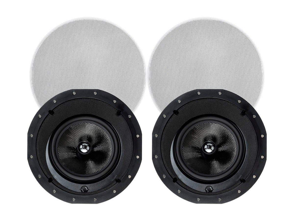 Monoprice Alpha 2-Way Carbon Ceiling Speaker with 8-inch woofer for strong bass