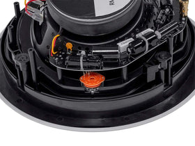 Monoprice Alpha 2-Way ceiling speaker showcasing silk dome tweeter for clear highs