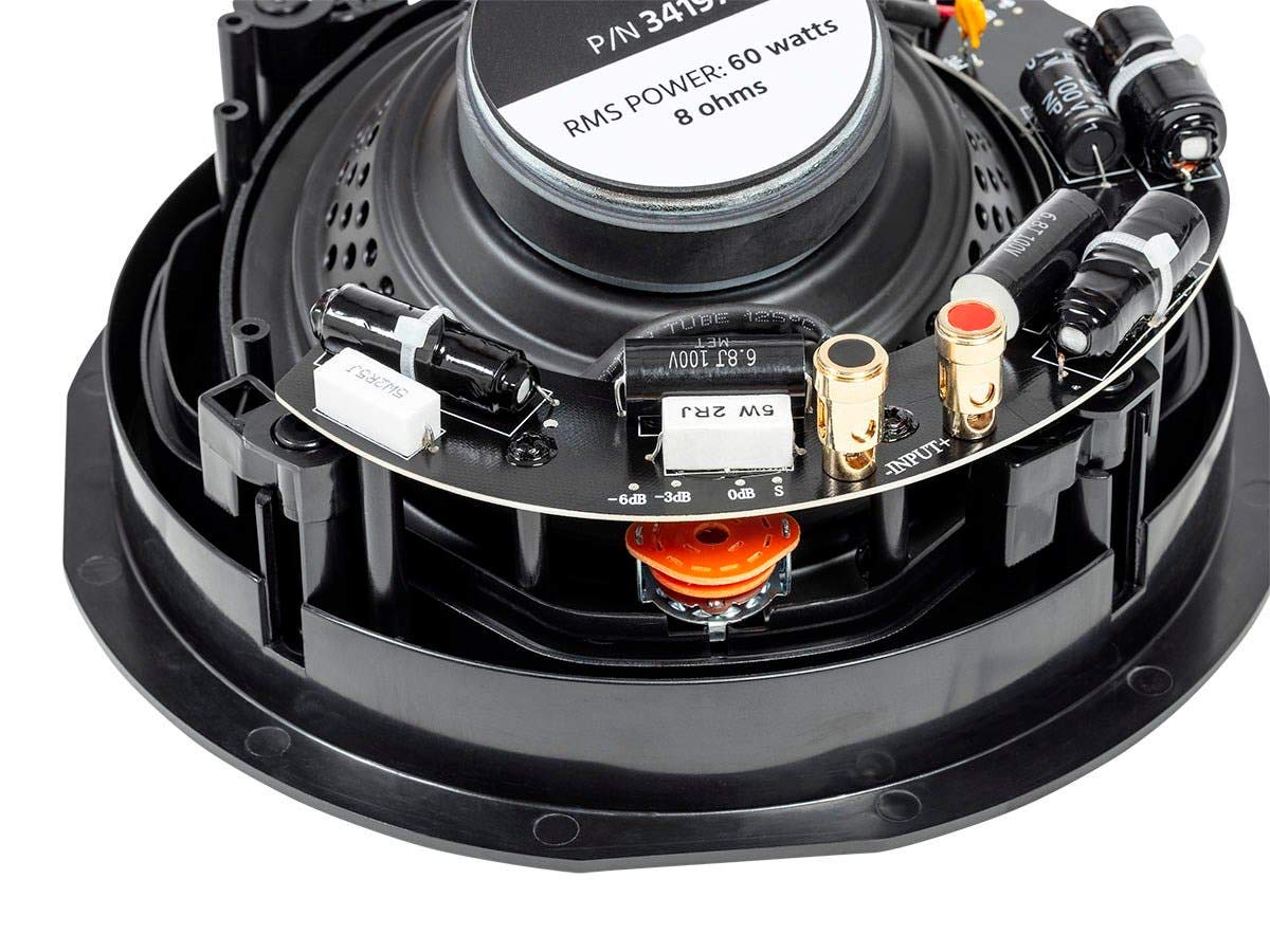 Monoprice Alpha angled drivers at 15 degrees for better room coverage