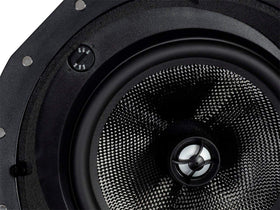 Magnetic grille of Monoprice Alpha carbon ceiling speaker repaintable to match ceiling