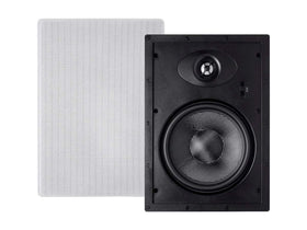 Monoprice Alpha Series carbon fiber 8-inch in-wall driver delivers powerful bass.