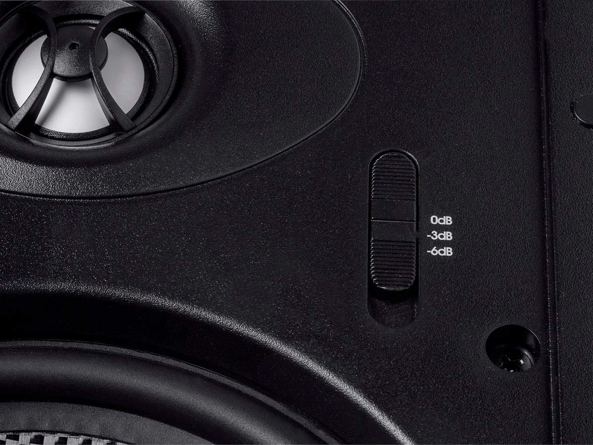 Monoprice Alpha Series in-wall speaker complete look for cohesive room sound.