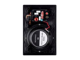Monoprice Alpha Series paintable magnetic grille install option blends with ceiling.