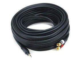 Monoprice shielded 22AWG conductors close-up emphasizing EMI and RFI protection