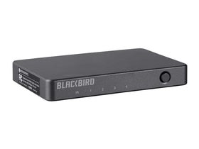 Monoprice Blackbird rear connectors with HDMI and analog audio for easy setup