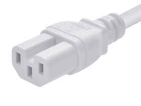 Monoprice cable laid on desk connecting monitor and PC for tidy workspace power