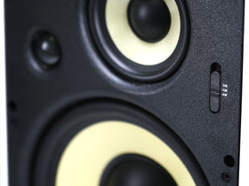 Monoprice Caliber 3-way crossover inside for optimized sound paths