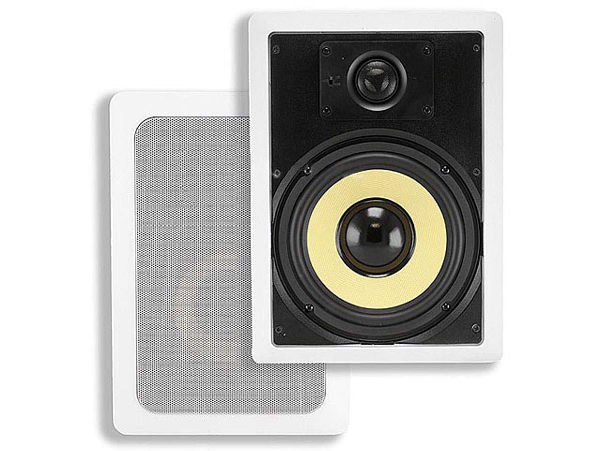 Monoprice Caliber 8in in-wall speaker woofer for solid bass with low distortion