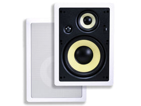 Monoprice Caliber 8in wall speaker with fiber cone for clear, balanced sound