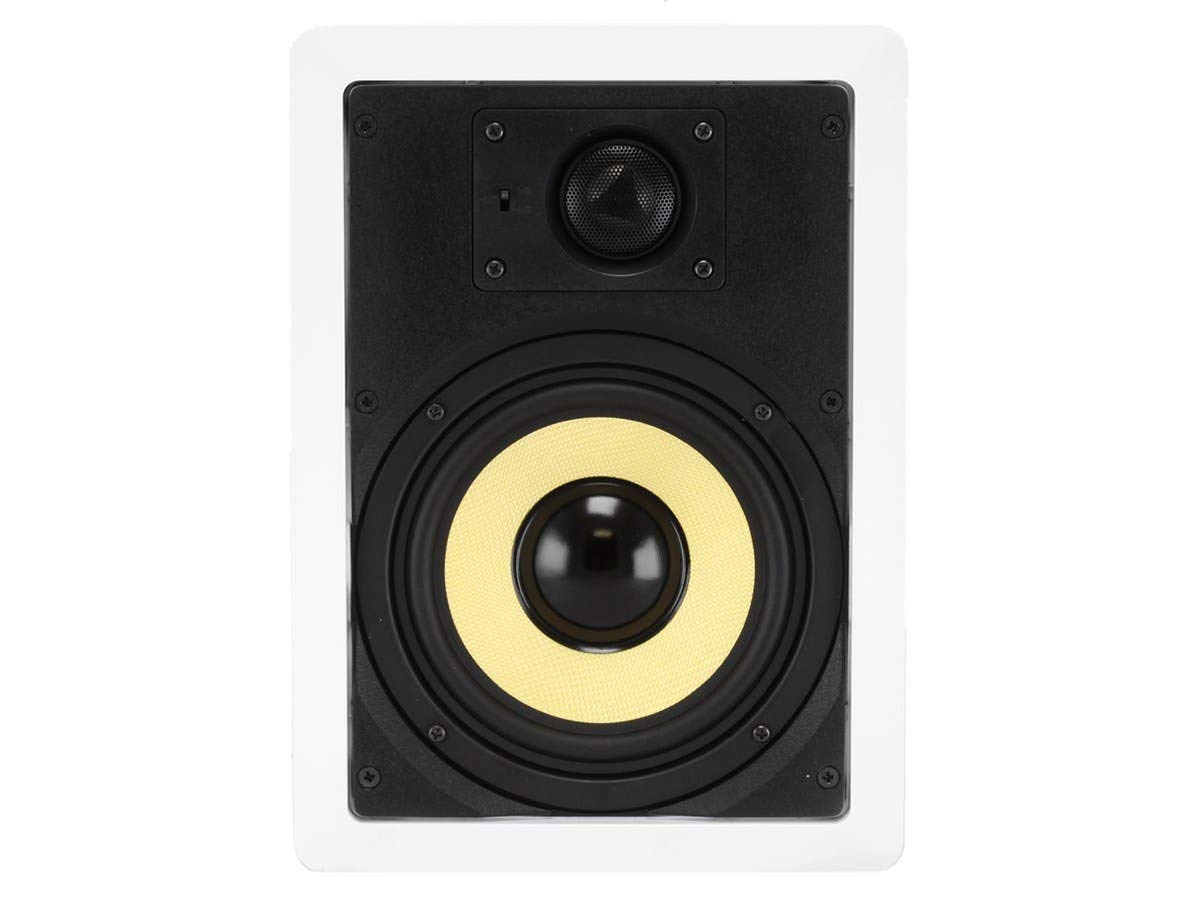 Monoprice Caliber pivoting tweeter assembly with 25° swivel for optimal listening angle.
