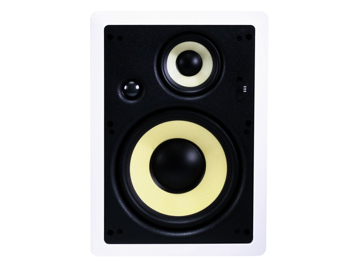 Monoprice Caliber wall speaker with paintable grille to blend with walls