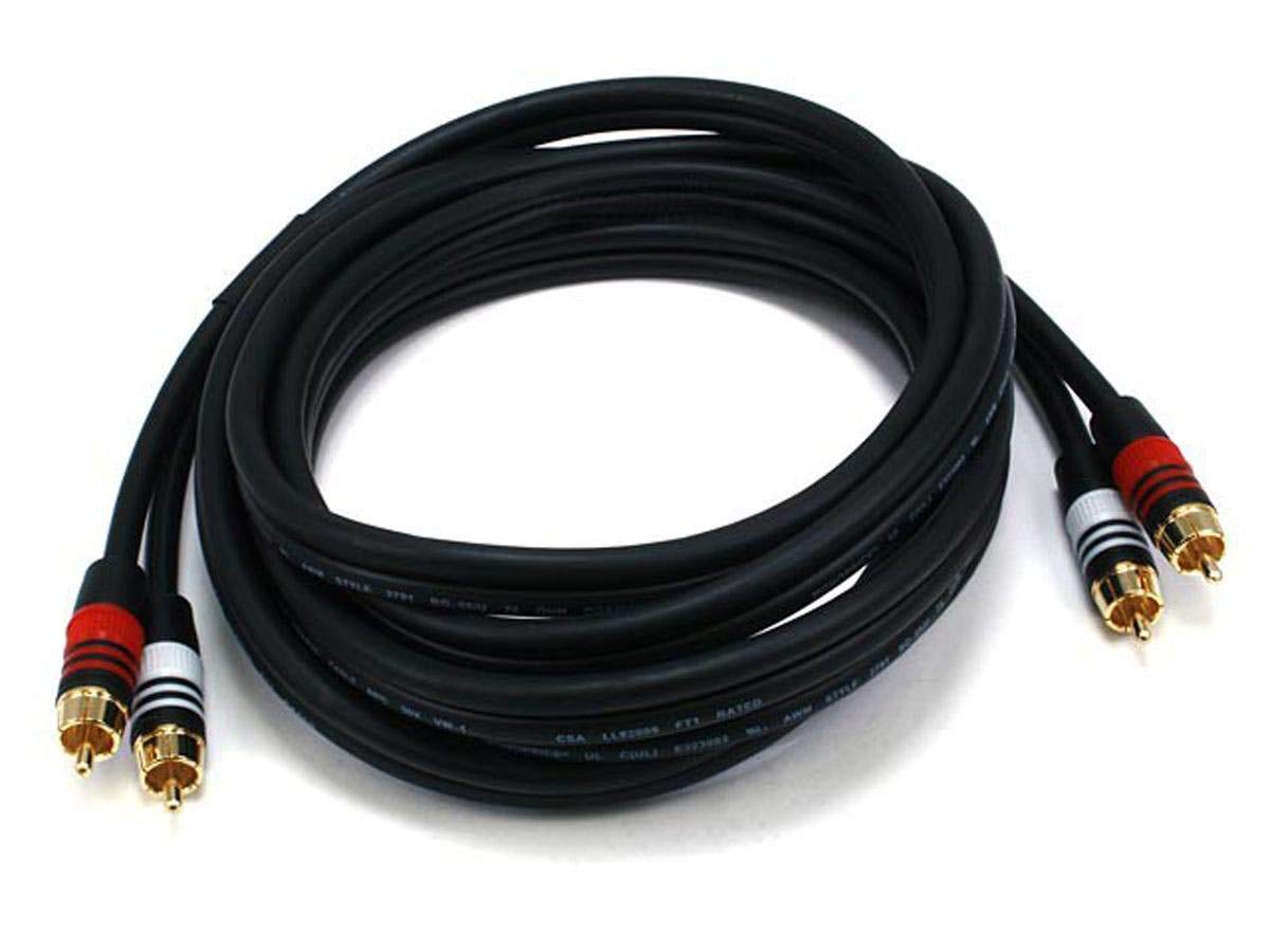 Monoprice neatly coiled cable for easy storage and tangle-free handling